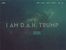 Tablet Screenshot of dahtrump.com